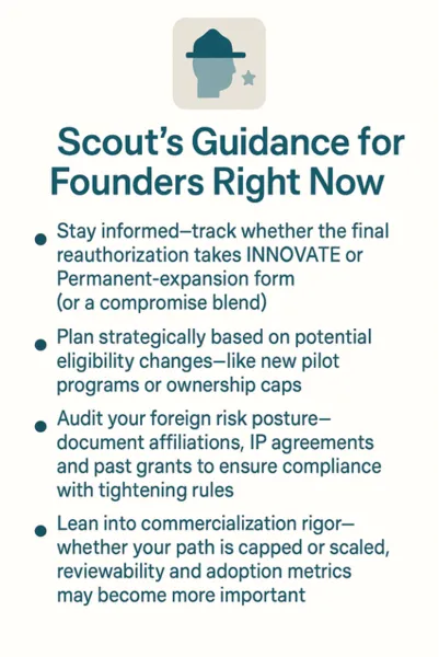 Guidance illustration for founders